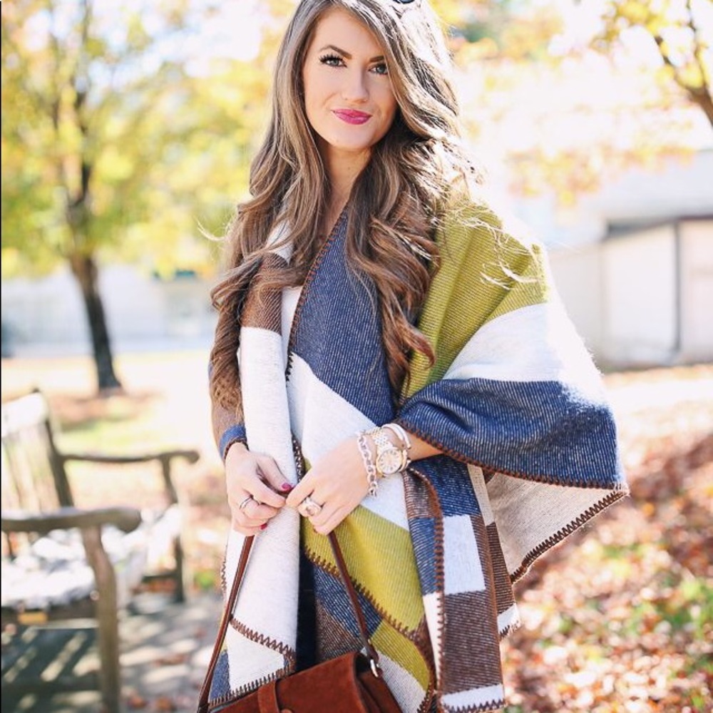 Banana Republic Multicolor Poncho